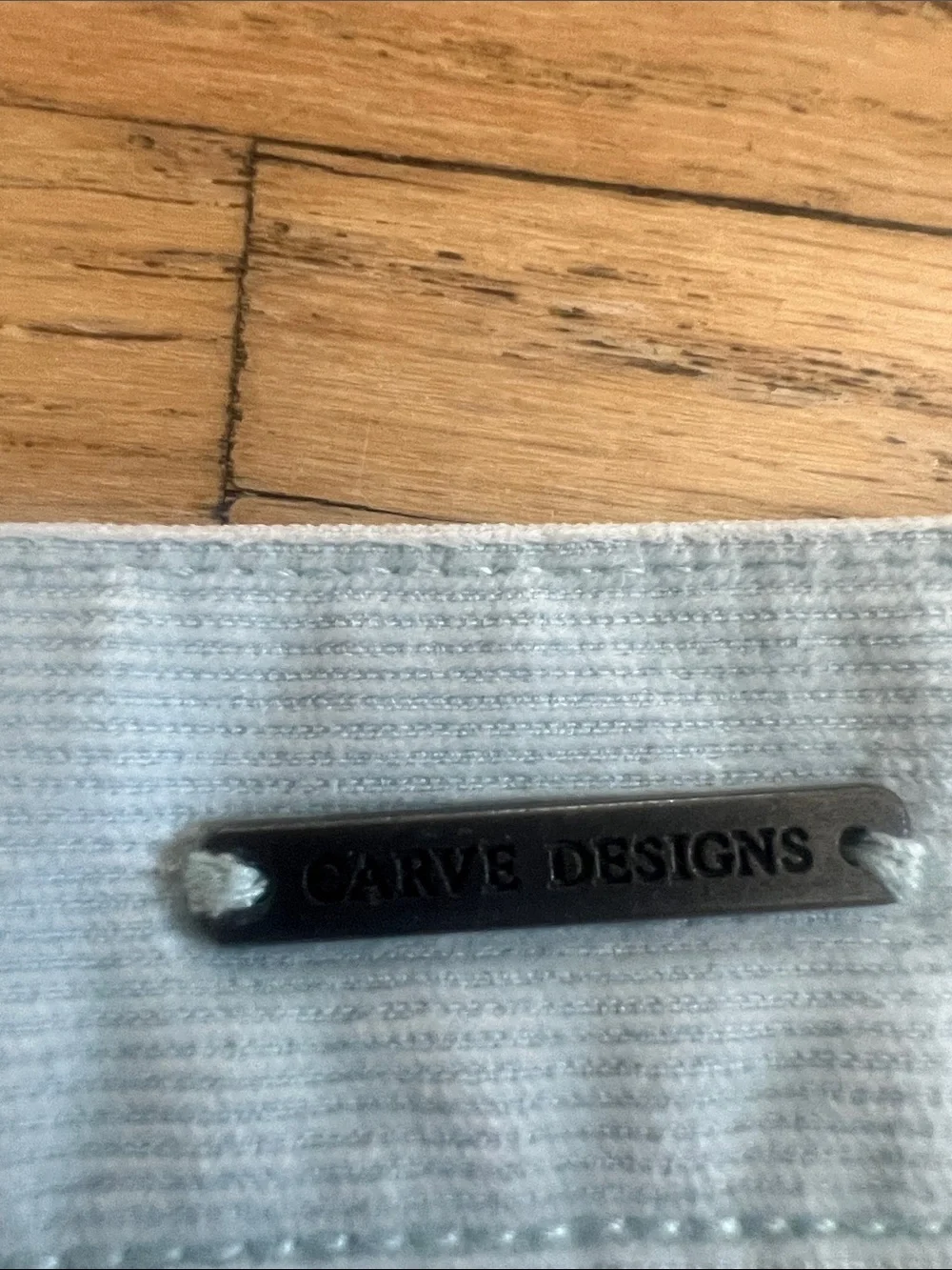Carve Designs women’s Pale Blue Denim Cutoff Shorts - Picture 6 of 6